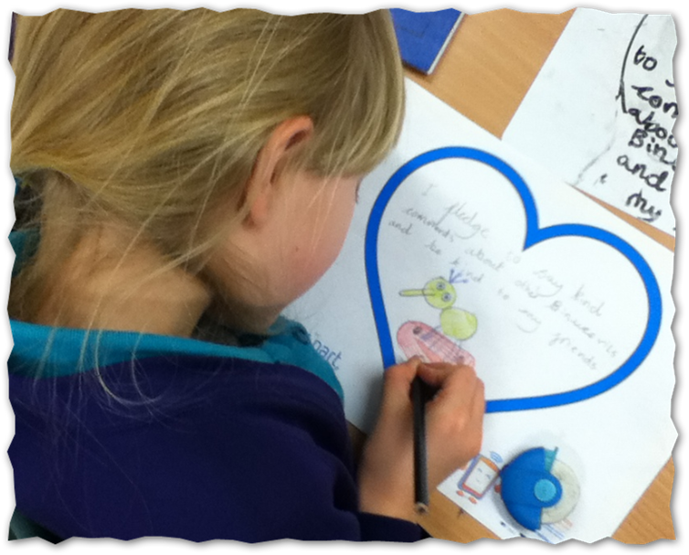 Pupil colouring in a SID heart